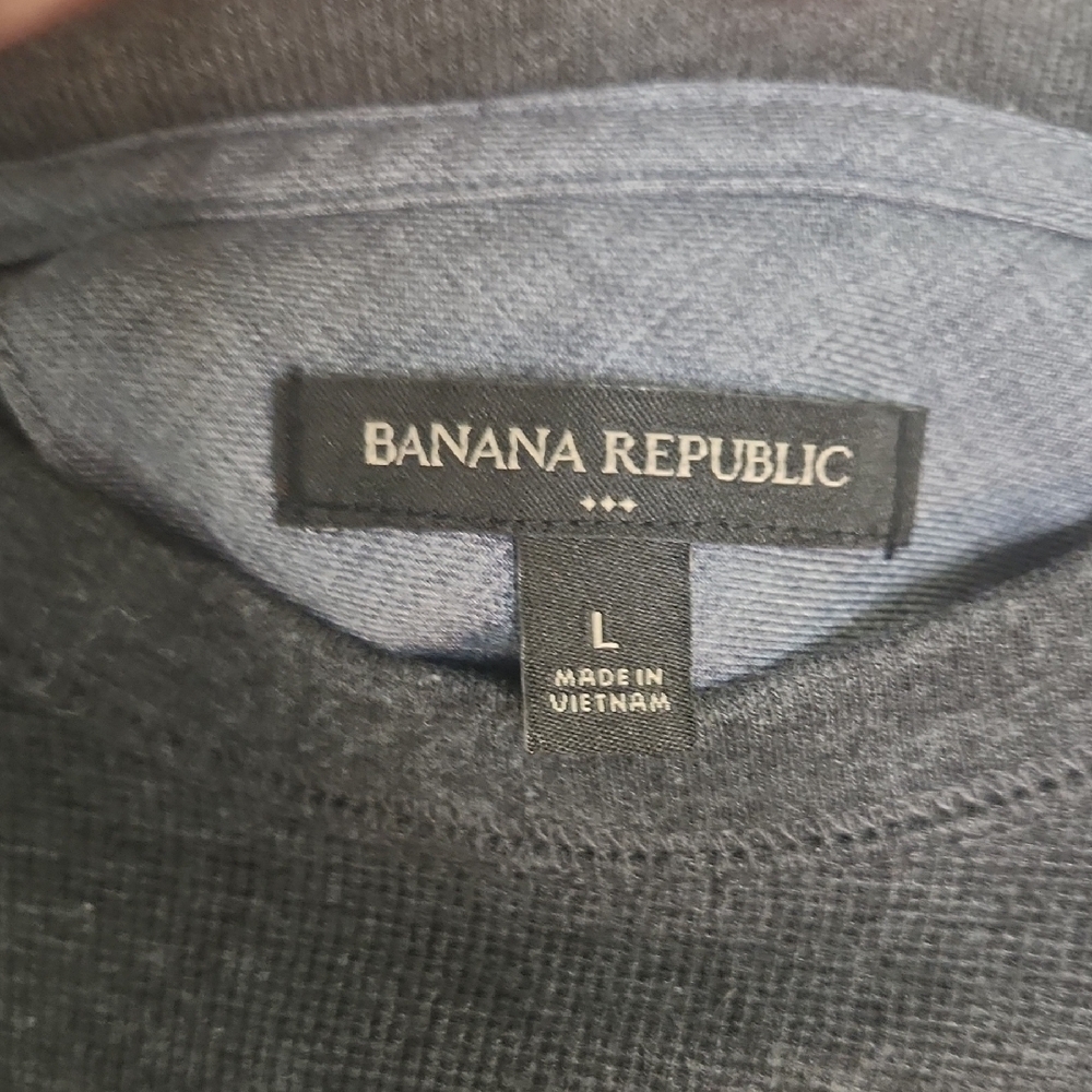 Banana Republic Charcoal Long Sleeve Top - Picture 2 of 5